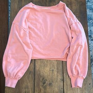 DNA Cropped Pink Sweater Size S